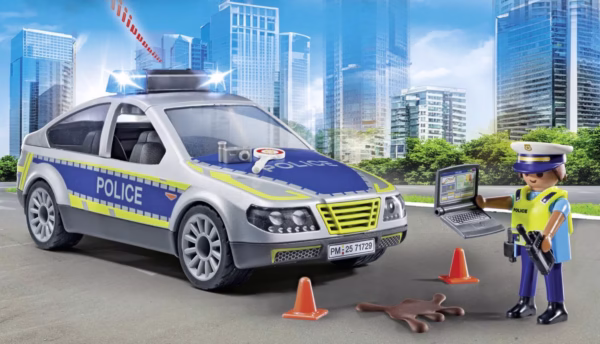 1200x688 PLAYMOBIL Action Heroes Politie patrouille auto 71729