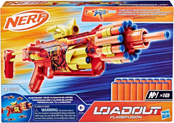 Nerf Loadout FlareFusion Blaster-TOYSTOP.NL Nerf Loadout FlareFusion-blaster Hasbro