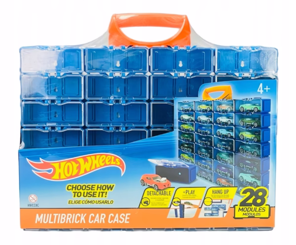 HOT-WHEELS-MODULOWA-WALIZKA-NA-28-szt-autek-1-64 Hot Wheels HWCC8C opbergkoffer voor 28 stuks