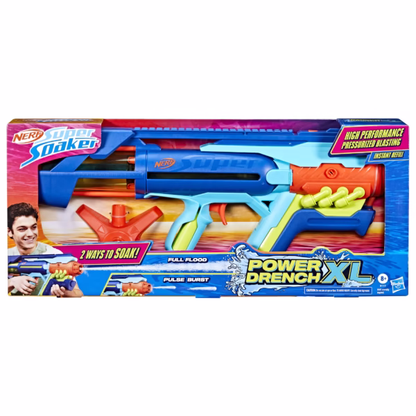 downloaden (4) Nerf Super Soaker Power Drench XL-waterblaster, waterspeelgoed