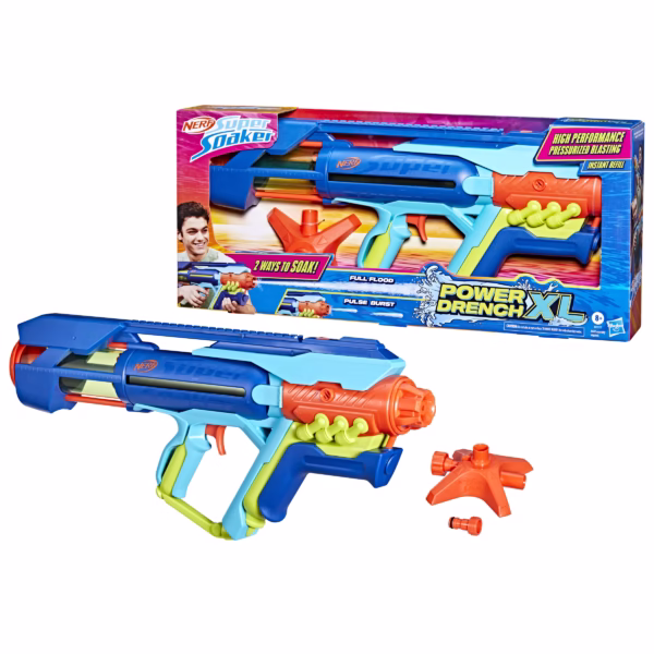 Nerf -TOYSTOP.NL Nerf Super Soaker Power Drench XL-waterblaster, waterspeelgoed