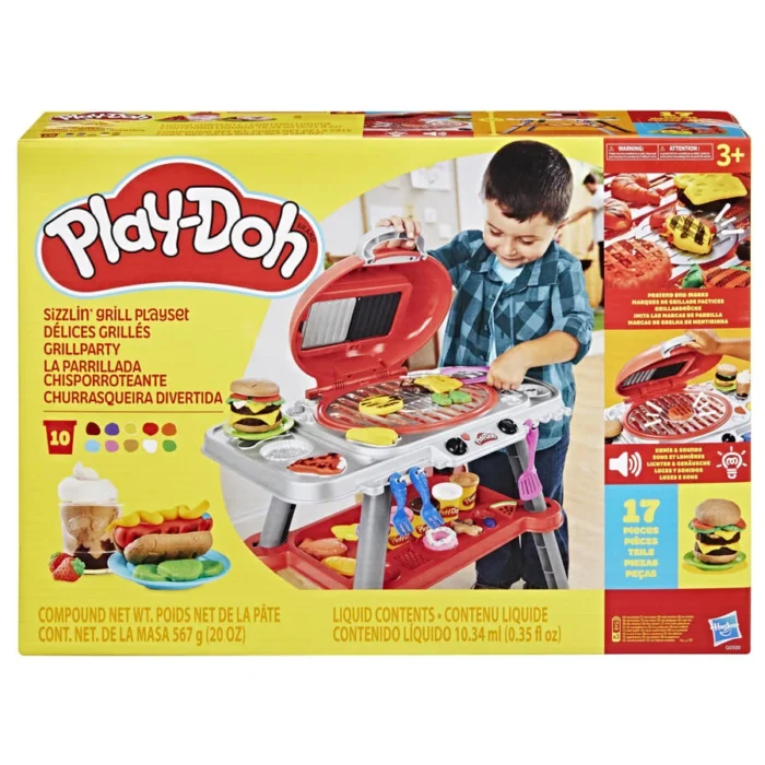 Play-Doh Gloeiende Grill BBQ - Speelset Hasbro Barbecue