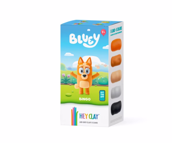 Hey Clay Boetseerklei Bluey LIMITED EDITION Bingo