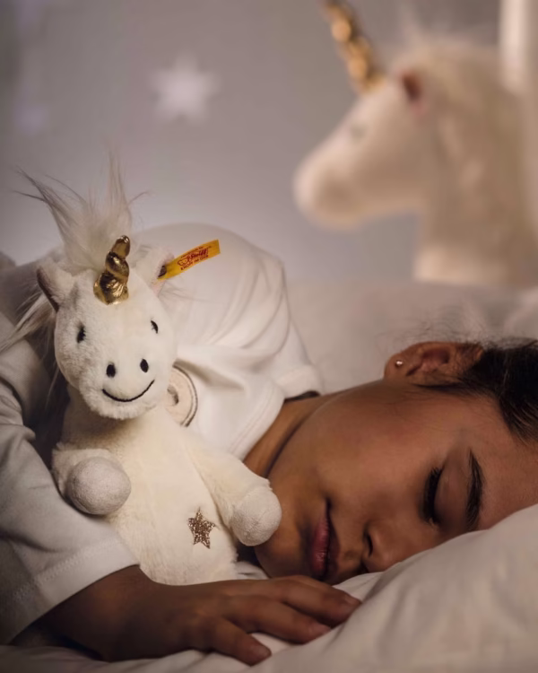 960x1200 Steiff Unica Dangling Unicorn 20cm White Zachte pluche knuffel