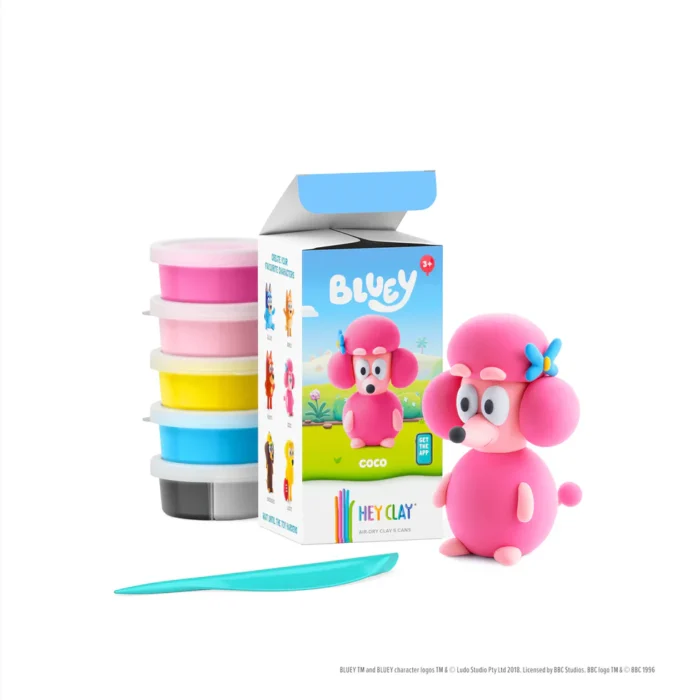 Coco_open5can_toystop.nl Hey Clay Boetseerklei Bluey LIMITED EDITION Coco