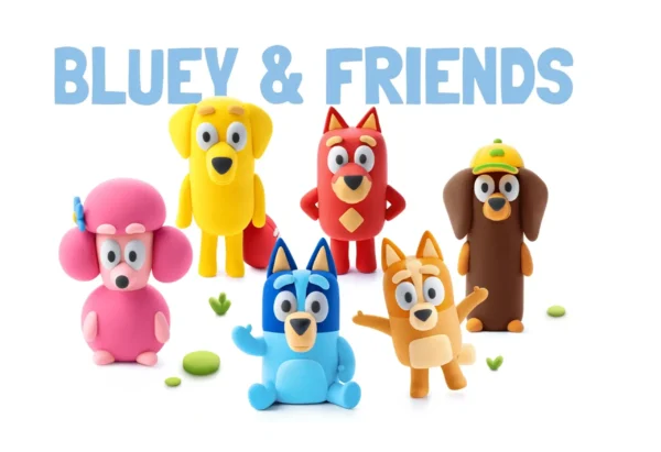 Hey Clay Boetseerklei Bluey LIMITED EDITION Bingo