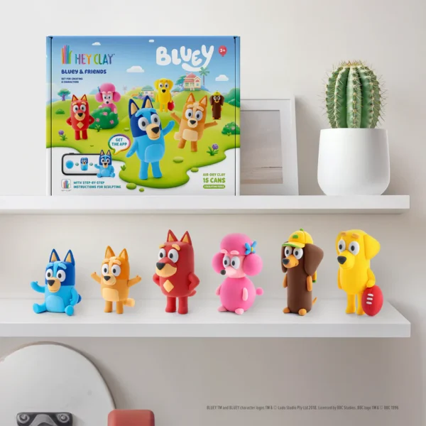 Hey Clay Boetseerklei Bluey LIMITED EDITION Rusty