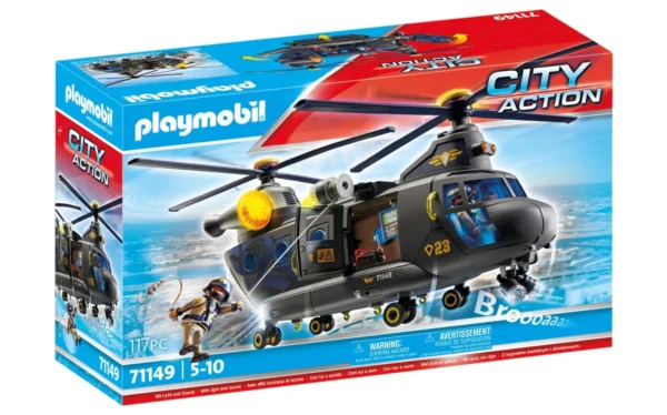 PLAYMOBIL City Action 71149 SE-Reddingshelikopter met Licht en Geluid PLAYMOBIL City Action 71149 SE-reddingshelikopter met licht en geluid – verkrijgbaar bij toystop.nl