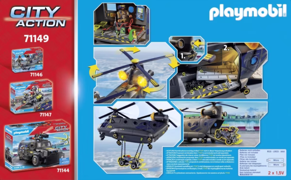 PLAYMOBIL City Action 71149 SE-Reddingshelikopter met Licht en Geluid PLAYMOBIL City Action 71149 SE-reddingshelikopter met licht en geluid – verkrijgbaar bij toystop.nl