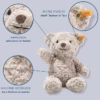 81LyiPymTZL._AC_SX679_ Steiff knuffel Soft Cuddly Friends teddybeer Honey - Grijs - 28 cm
