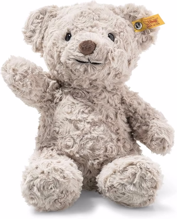 toystop.nl-STEIFF Steiff knuffel Soft Cuddly Friends teddybeer Honey - Grijs - 28 cm