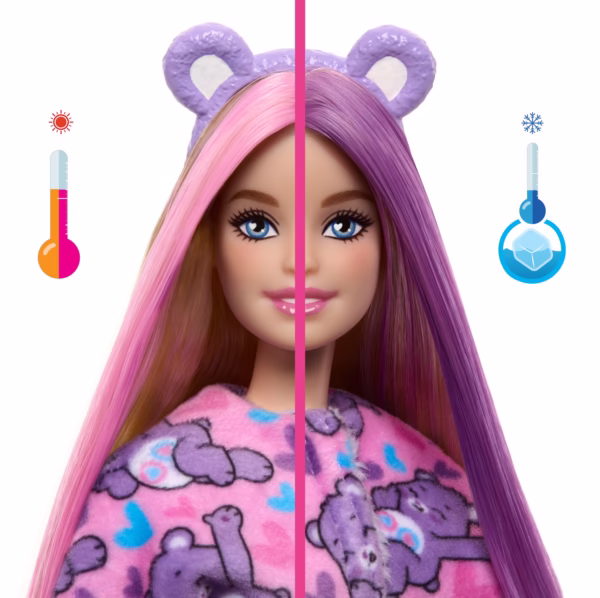 Barbie_JCN94_INT_3 Barbie Cutie Reveal Troetelbeertjes Pop Paars