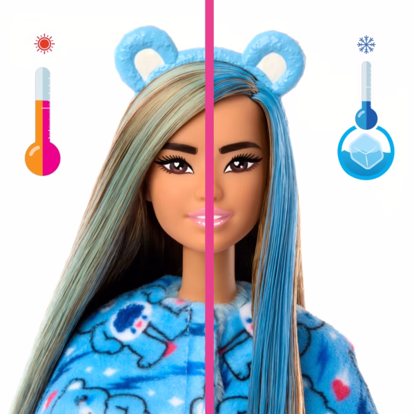 Barbie_JCN96_INT_3 Barbie Cutie Reveal Troetelbeertjes Pop Blauw