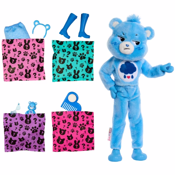 Barbie_JCN96_INT_4 Barbie Cutie Reveal Troetelbeertjes Pop Blauw