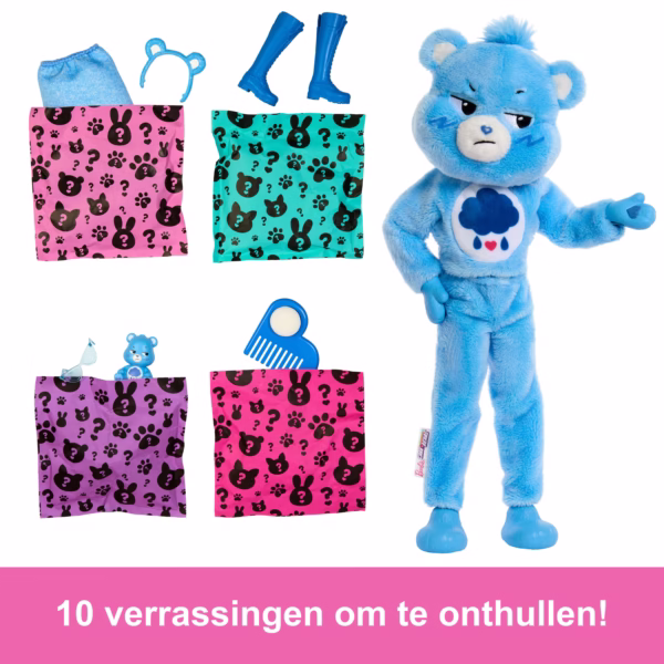 Barbie_JCN96_NL_4 Barbie Cutie Reveal Troetelbeertjes Pop Blauw