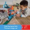 Fisher-Price Thomas & Friends Load & Launch Barrel Delivery Set by & Classic Motorized Toy Train