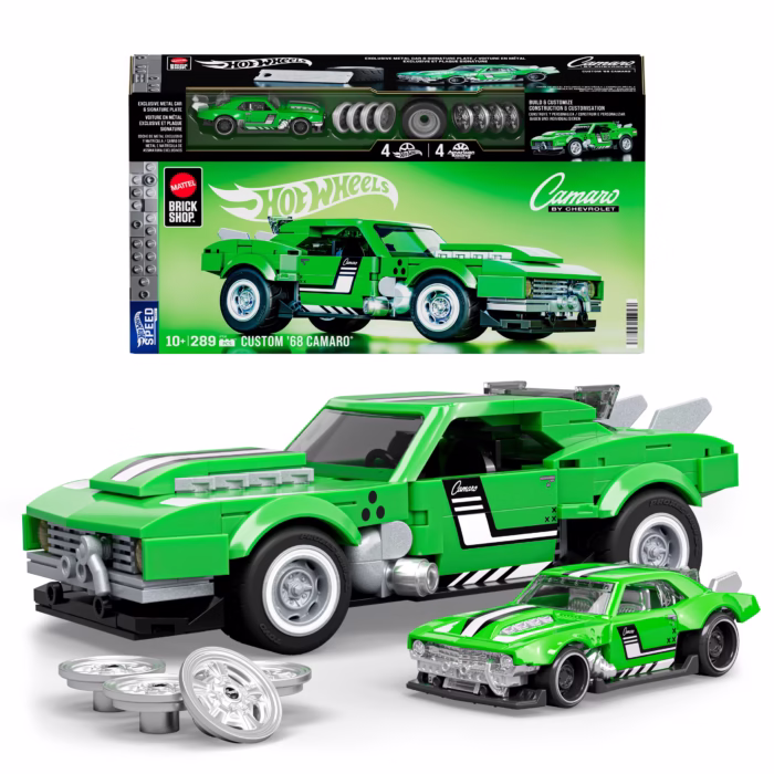 Mattel Brick Shop Hot Wheels Custom '68 Camaro, Bouwspeelgoed