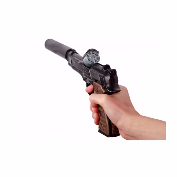gonher-1554466-zestaw-policjanta-44664 (5) Special Forces wapen set, Revolver en Machinegeweer Metaal 8 schot + acc.