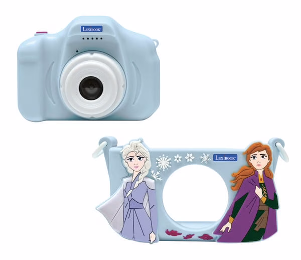 kinderkamera-mit-eiskoeniginschutz Lexibook Disney Frozen Kinder Camera - fotocamera kinderen - inclusief 5 spellen