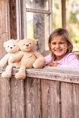 steiff-pluche-teddybeer-ben-knuffelbeer-beige-30-cm-wasbaar-3 Steiff Ben teddybeer 30 cm Zachte pluche knuffel
