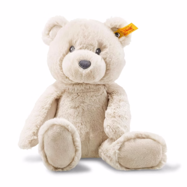 steiff-toystop.nl Steiff Bearzy beige, Steiff teddybeer 28 cm, Soft Cuddly Friends pluche, baby knuffelbeer kopen, kraamcadeau teddybeer, Steiff 241536, eerste knuffel baby.