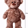 550x696 Compacte bruine pluche teddybeer van 23 cm geschikt als kraamcadeau