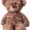 550x708 (2) Pluche knuffel beer in het bruin van 23 cm op een witte achtergrond – Toystop