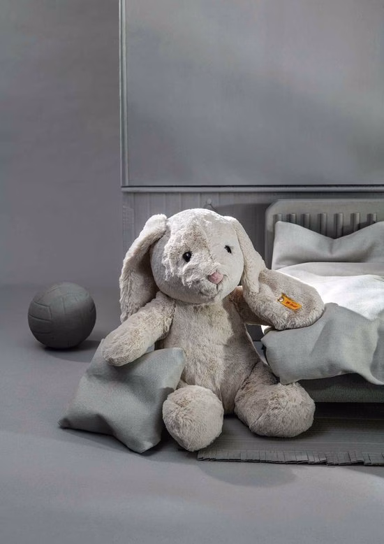 550x778 Steiff | Hoppie Rabbit 28cm Light Grey Knuffel Konijn