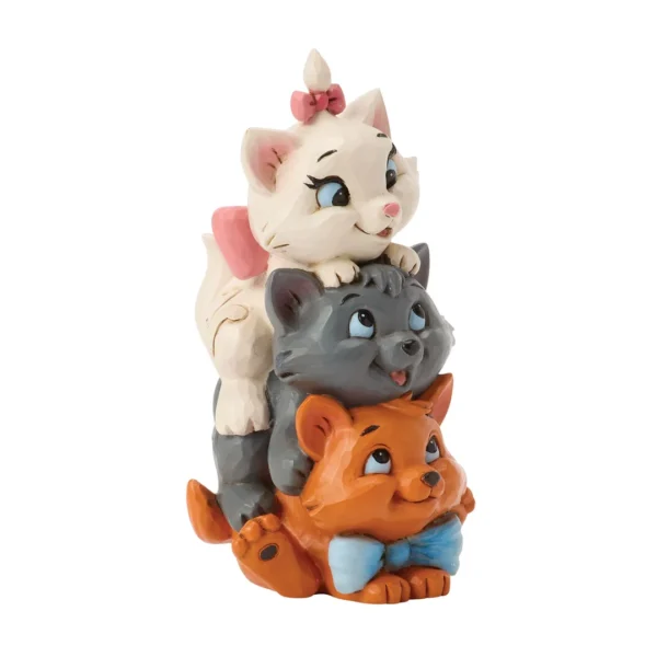 6017859_1 Disney Traditions Aristocats Stacked Mini Beeldje - 9,5 cm