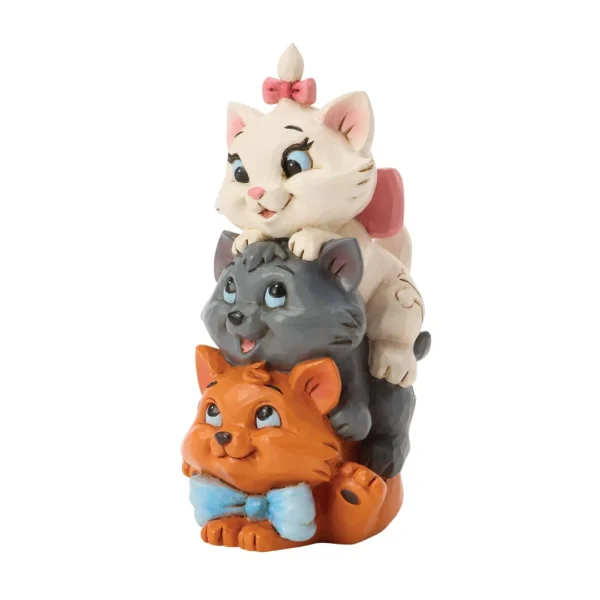 6017859_2 Disney Traditions Aristocats Stacked Mini Beeldje - 9,5 cm