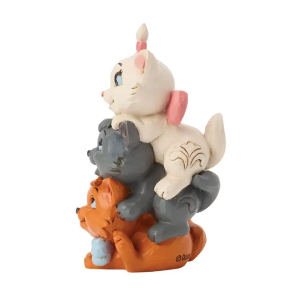 6017859_3 Disney Traditions Aristocats Stacked Mini Beeldje - 9,5 cm