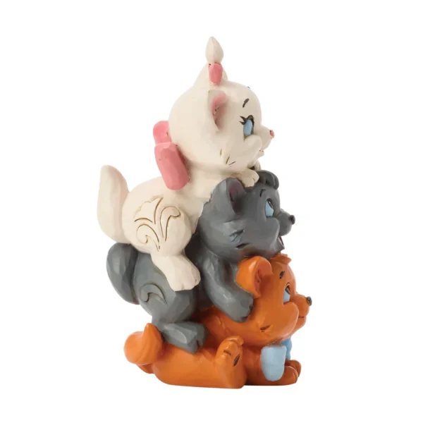 6017859_5 Disney Traditions Aristocats Stacked Mini Beeldje - 9,5 cm