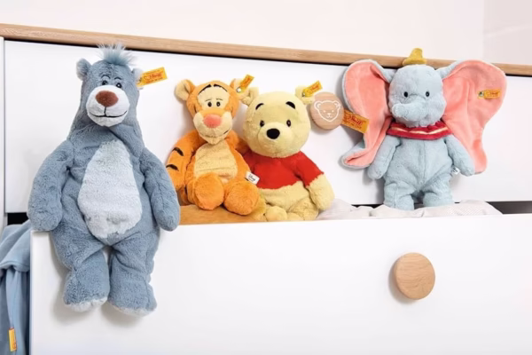 Steiff Disney Originals Knorretje knuffel 20 cm vooraanzicht - Winnie de Poeh pluche varkentje bij ToyStop.nl
