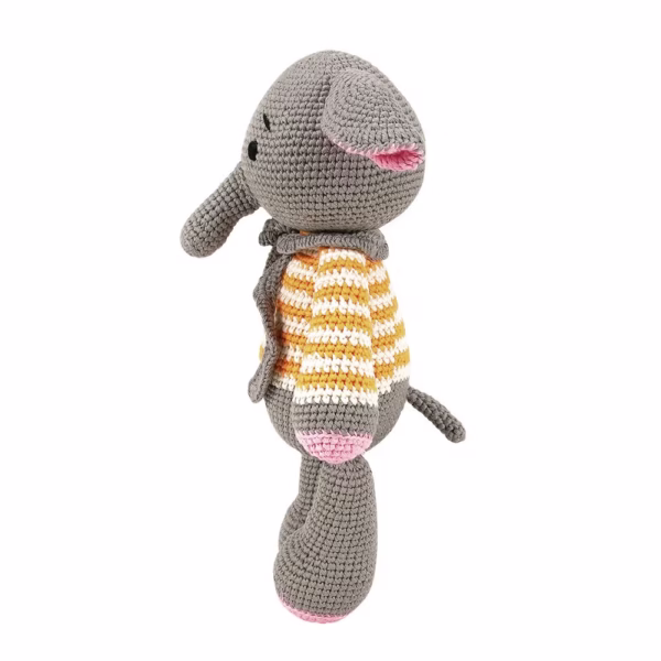 9182759-6019212_4-2-- Woolie William de Olifant Handgehaakte Knuffel - 31 cm
