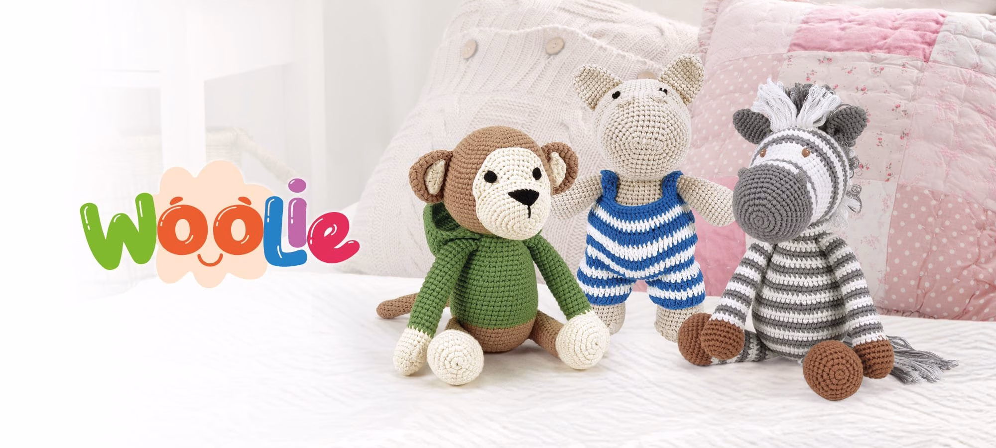 Woolie handgehaakte knuffel uit Vietnam.