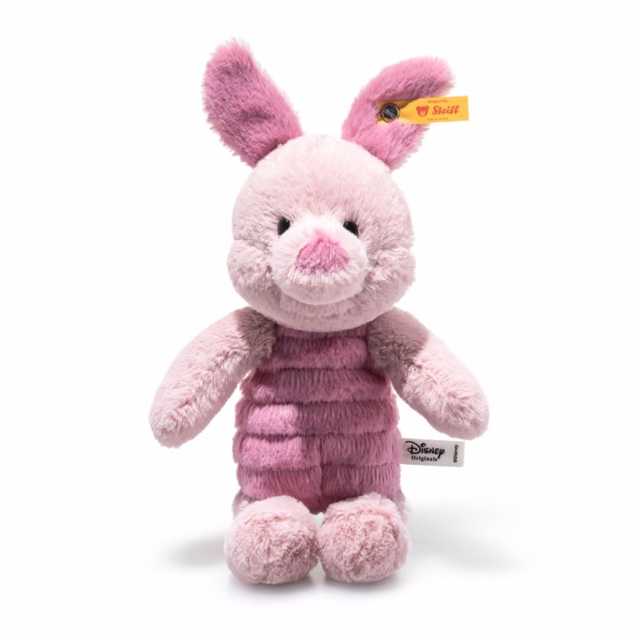 Steiff Disney Originals Knorretje knuffel 20 cm vooraanzicht - Winnie de Poeh pluche varkentje bij ToyStop.nl