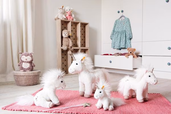 087752d Steiff Soft Cuddly Friends Unica Eenhoorn Knuffel - 27 cm