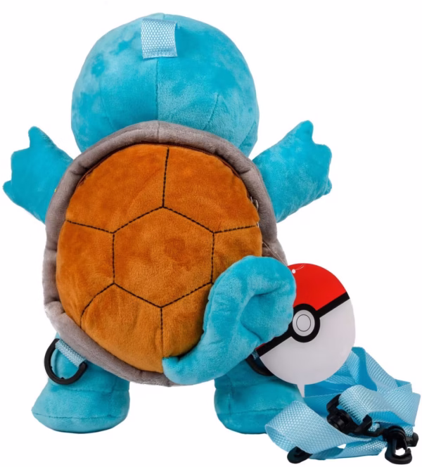 1084x1200 Pokémon Squirtle 2-in-1 Pluche Rugzak & Knuffel - 36 cm