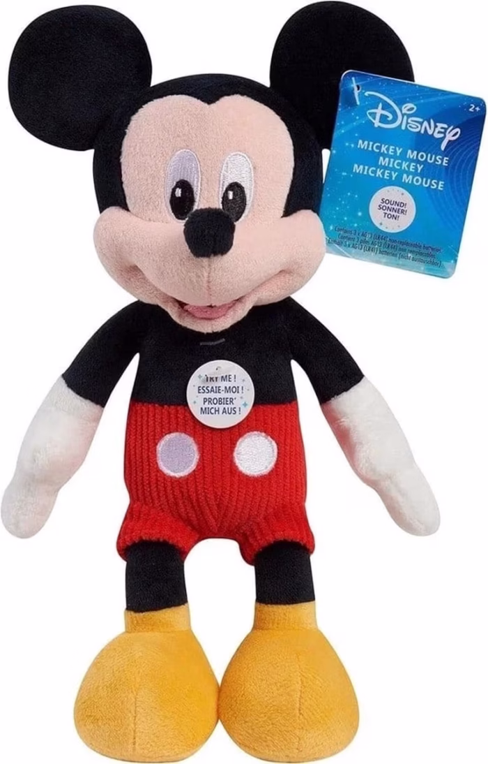 Disney Classics Mickey Mouse Knuffel met Geluid (25 cm)