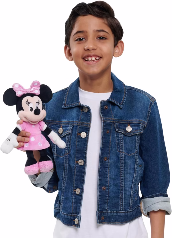 81HGp944O3L._AC_SL1500_ Disney Classics Minnie Mouse Knuffel met Geluid (25 cm)