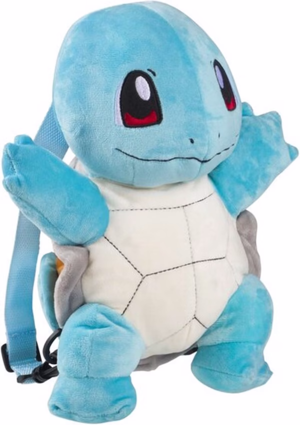 847x1200 Pokémon Squirtle 2-in-1 Pluche Rugzak & Knuffel - 36 cm