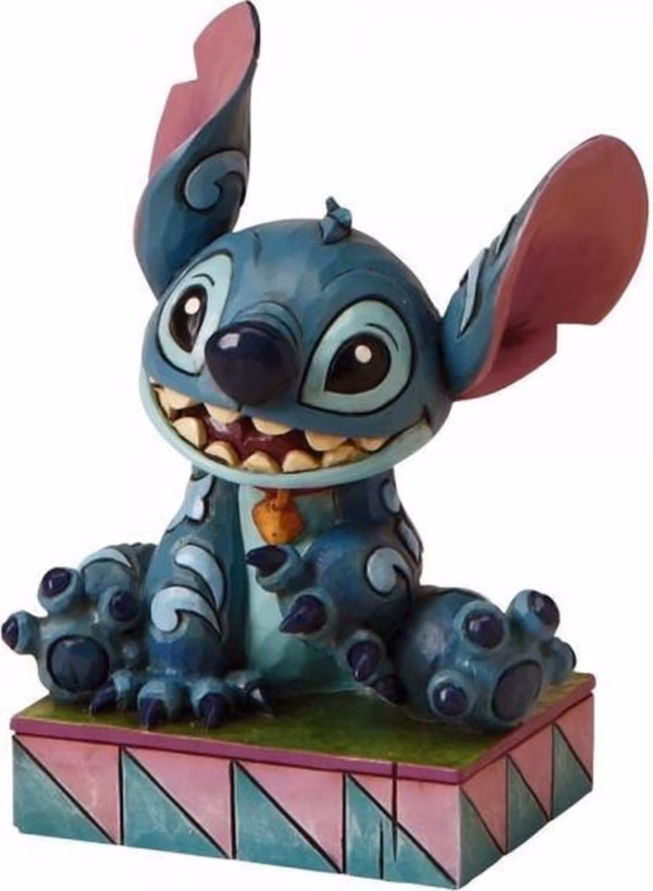Disney Traditions Stitch Beeldje - Ohana Means Family (9,5 cm)