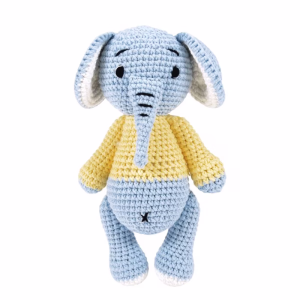 9182721-6019203-2-3-800 Noah de Olifant Knuffel door Woolie hand gehaakt knuffeltje