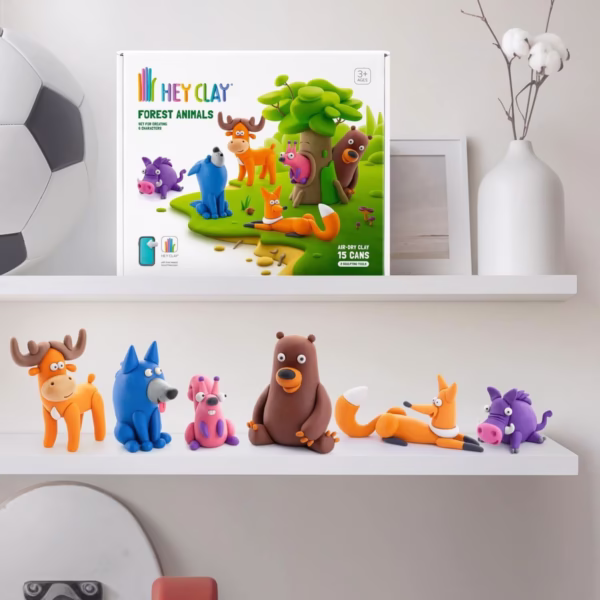 Hey-Clay-Bosdieren-Set-van-15-4897105241713-6 Hey Clay Boerderij Vogels Set van 15 potjes