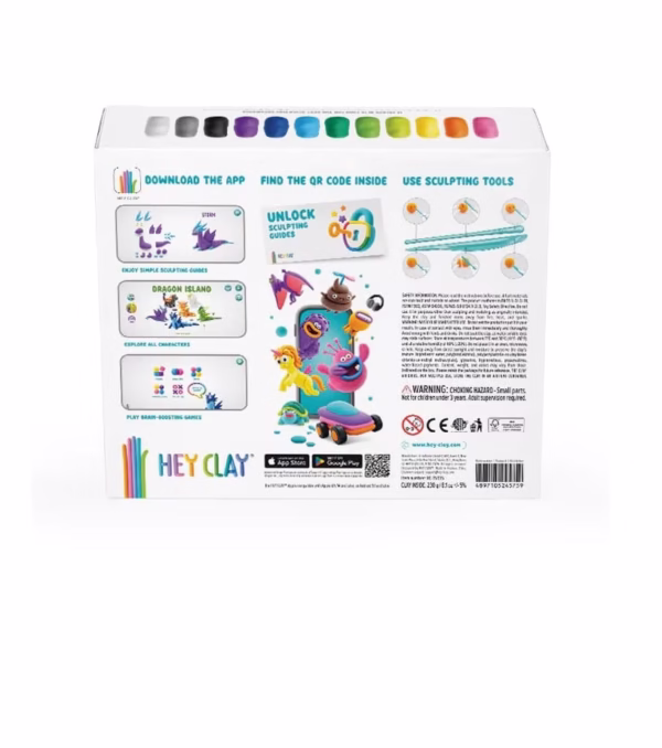 Hey-Clay-Dragon-Island-Set-van-15-potjes-4897105245759-6 Hey Clay Dragon Island Kleiset (15 Potjes) |