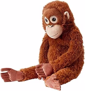 Pluche Slingeraap Knuffel - 40 cm - Bruin Punch het wereld beroemde aapje toystop.nl (2) Pluche Slingeraap Knuffel - 40 cm - Bruin - Extra Zacht - Met Klittenband Toystop Aapje knuffelorang-oetan Punch