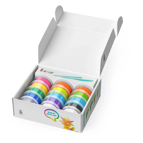 fa580_9 Hey Clay Dragon Island Kleiset (15 Potjes) |