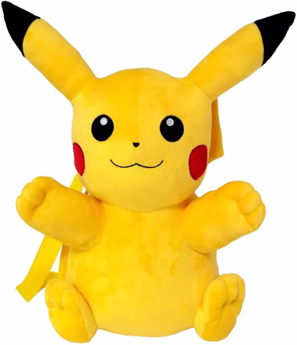 Pokemon Rugtas - PIKACHU - 36 cm - Pokemon Pluche Tas
