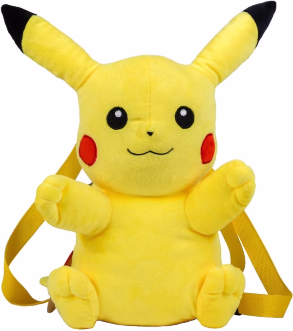 Pokemon Rugtas - PIKACHU - 36 cm - Pokemon Pluche Tas