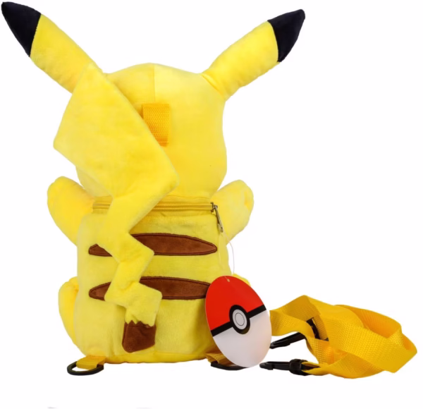 Pokemon Rugtas - PIKACHU - 36 cm - Pokemon Pluche Tas